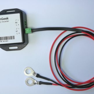 Battery recorder with cable